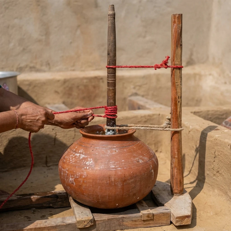 Bilona Churning