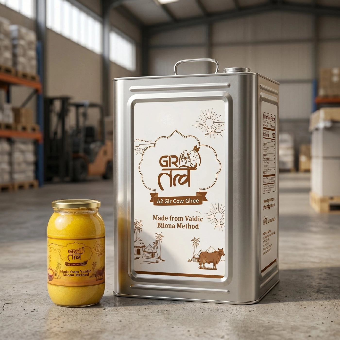Bulk A2 Gir Cow Ghee Supply Across India